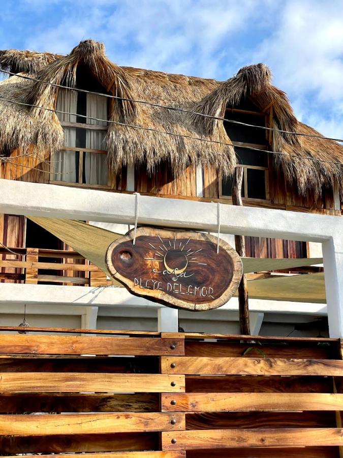Casa Playa Del Amor San Pedro Pochutla Exteriör bild